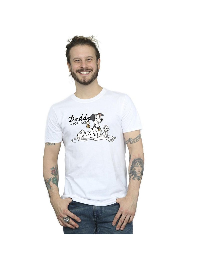 Disney - T-shirt DALMATIANS TOP DOG Blanc - Kiabi