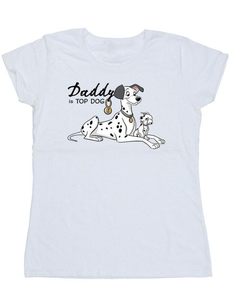 Disney - T-shirt DALMATIANS TOP DOG Blanc - Kiabi