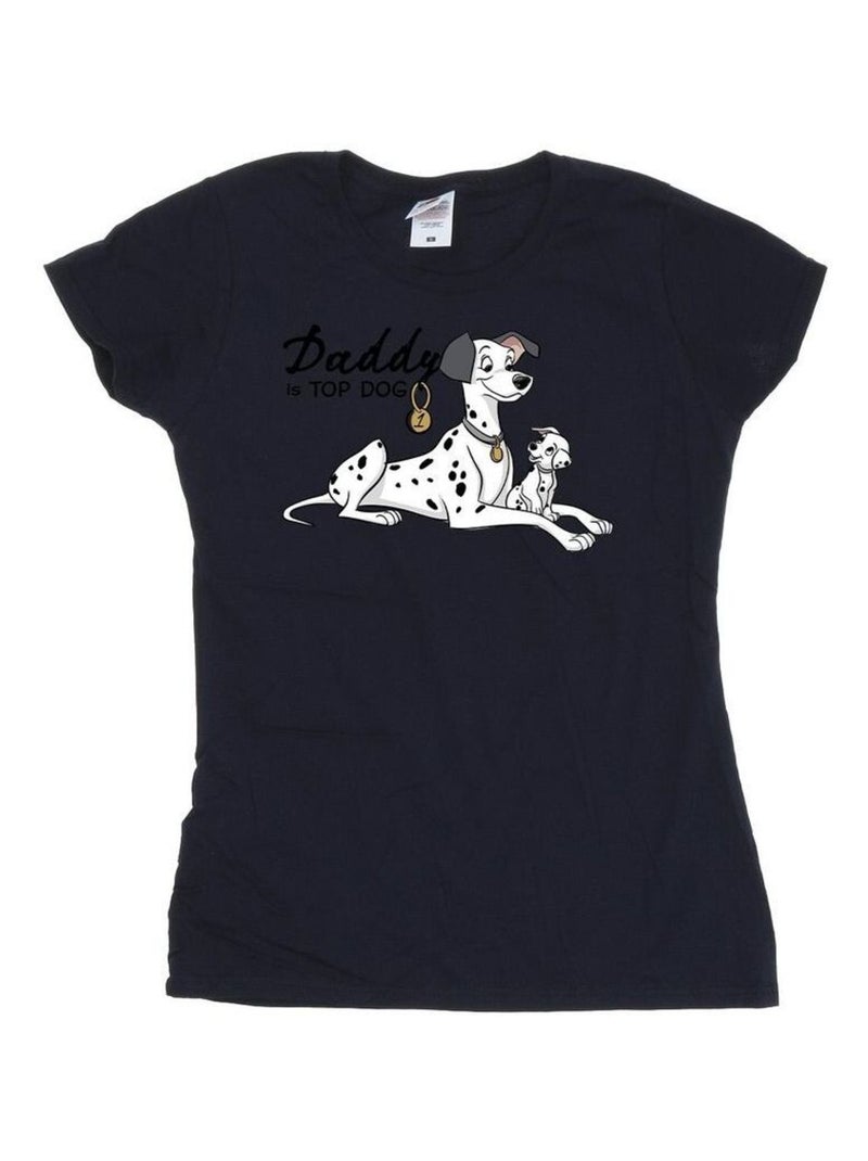 Disney - T-shirt DALMATIANS TOP DOG Bleu marine - Kiabi