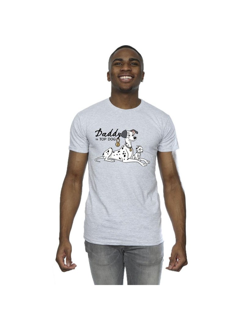 Disney - T-shirt DALMATIANS TOP DOG Gris chiné - Kiabi