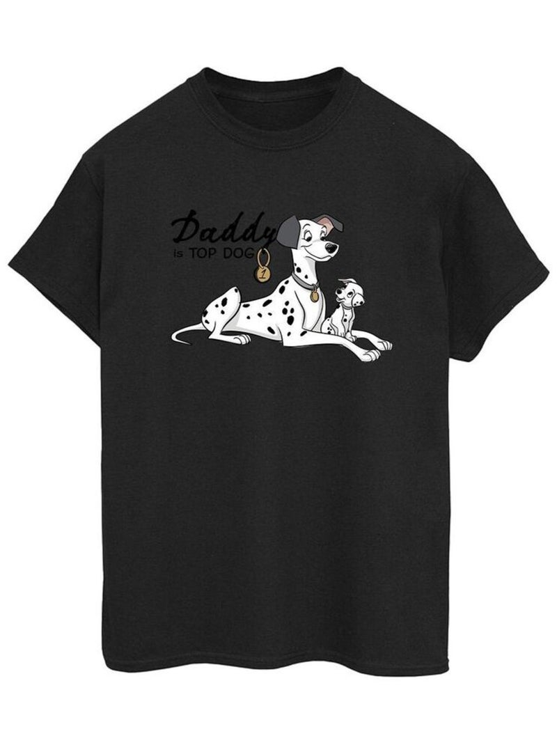 Disney - T-shirt DALMATIANS TOP DOG Noir - Kiabi