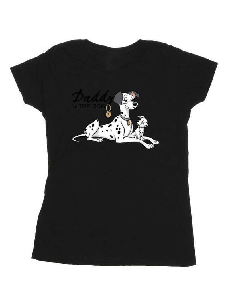 Disney - T-shirt DALMATIANS TOP DOG Noir - Kiabi