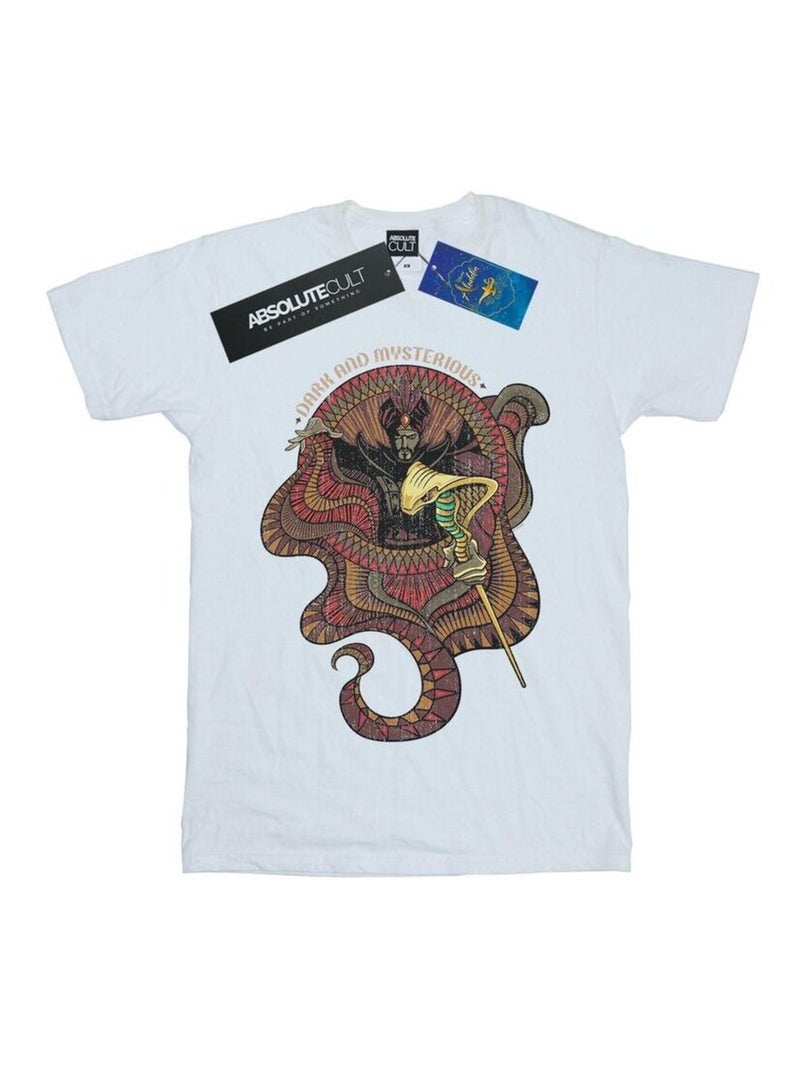 Disney - T-shirt DARK AND MYSTERIOUS Blanc - Kiabi