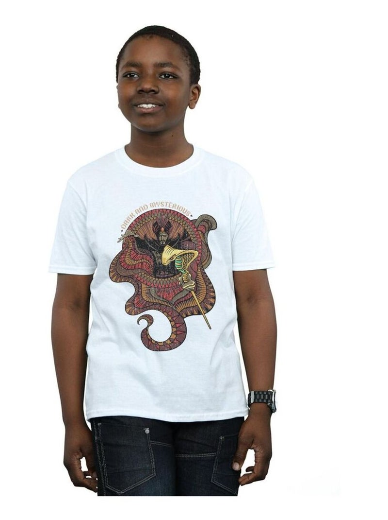 Disney - T-shirt DARK AND MYSTERIOUS Blanc - Kiabi