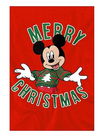Disney - T-shirt de Noël motif Mickey Mouse