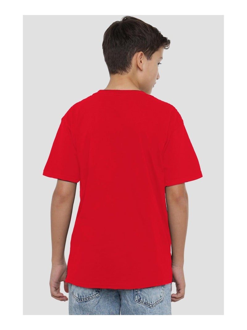 Disney - T-shirt de Noël motif Mickey Mouse Rouge - Kiabi