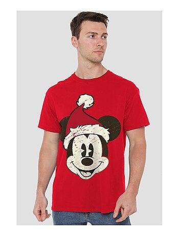 Disney - T-shirt de Noël motif Mickey Mouse