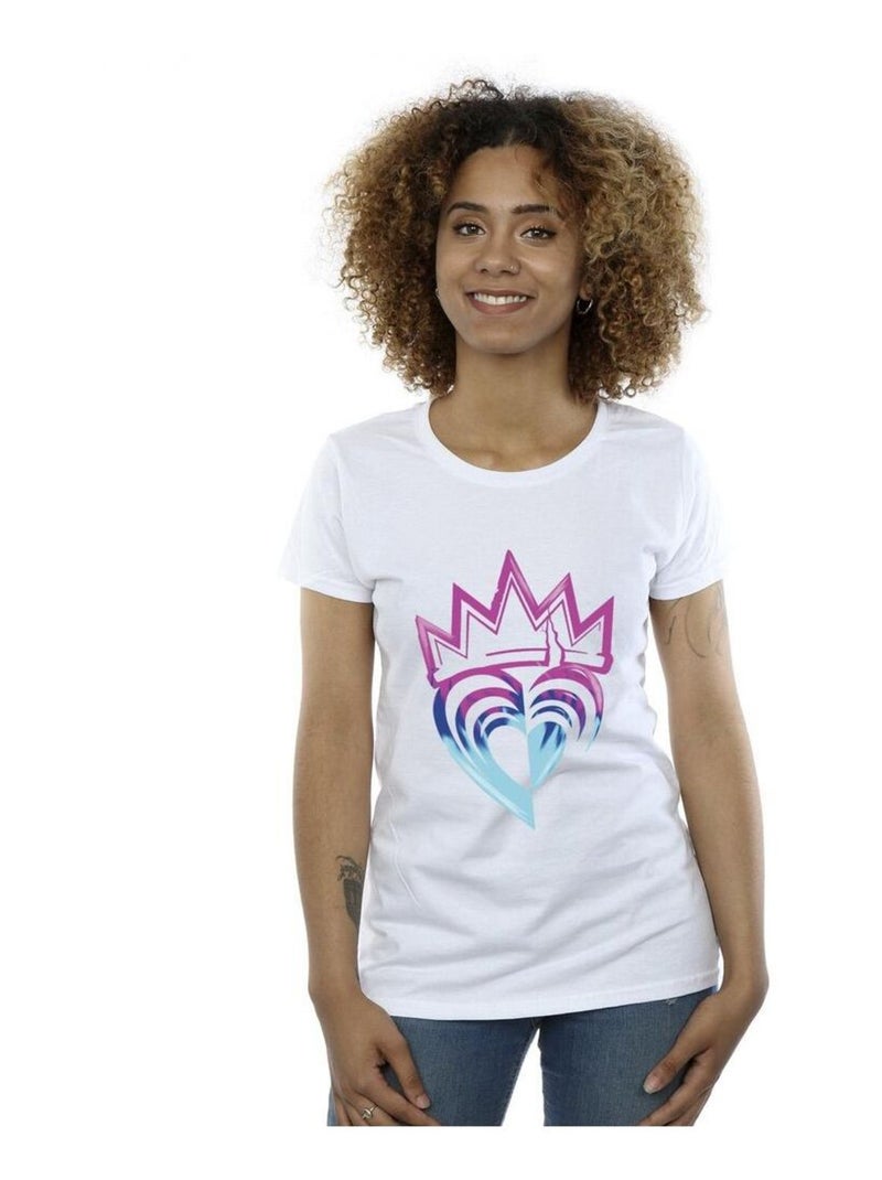 Disney - T-shirt DESCENDANTS Blanc - Kiabi