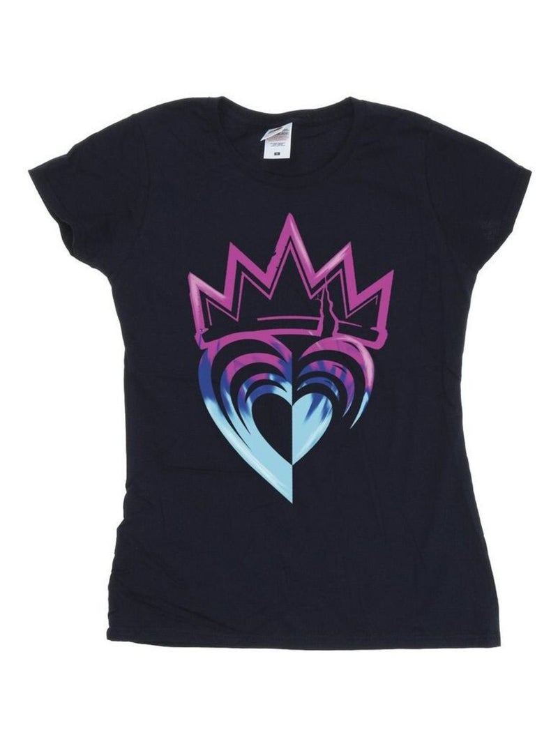 Disney - T-shirt DESCENDANTS Bleu marine - Kiabi