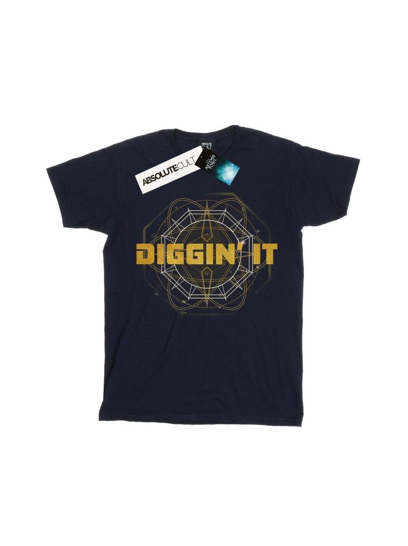 Disney - T-shirt DIGGIN' IT Bleu marine - Kiabi