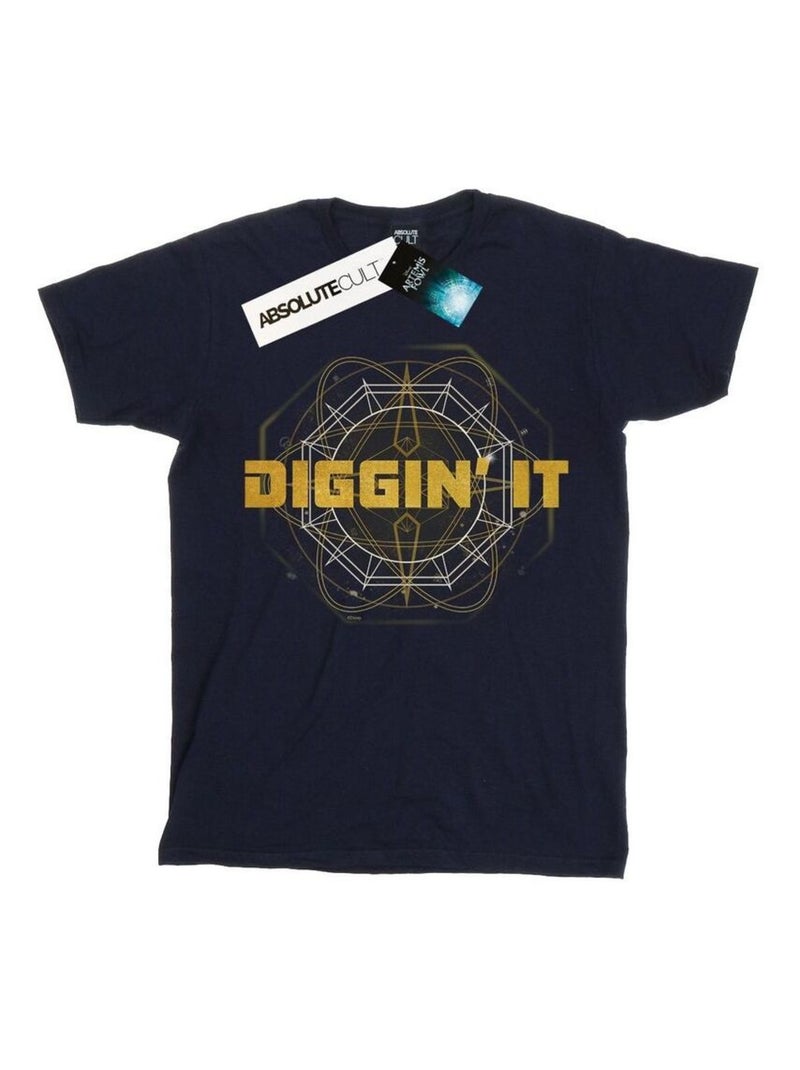 Disney - T-shirt DIGGIN' IT Bleu marine - Kiabi