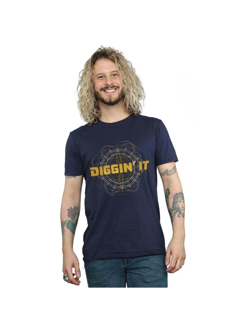 Disney - T-shirt DIGGIN' IT Bleu marine - Kiabi