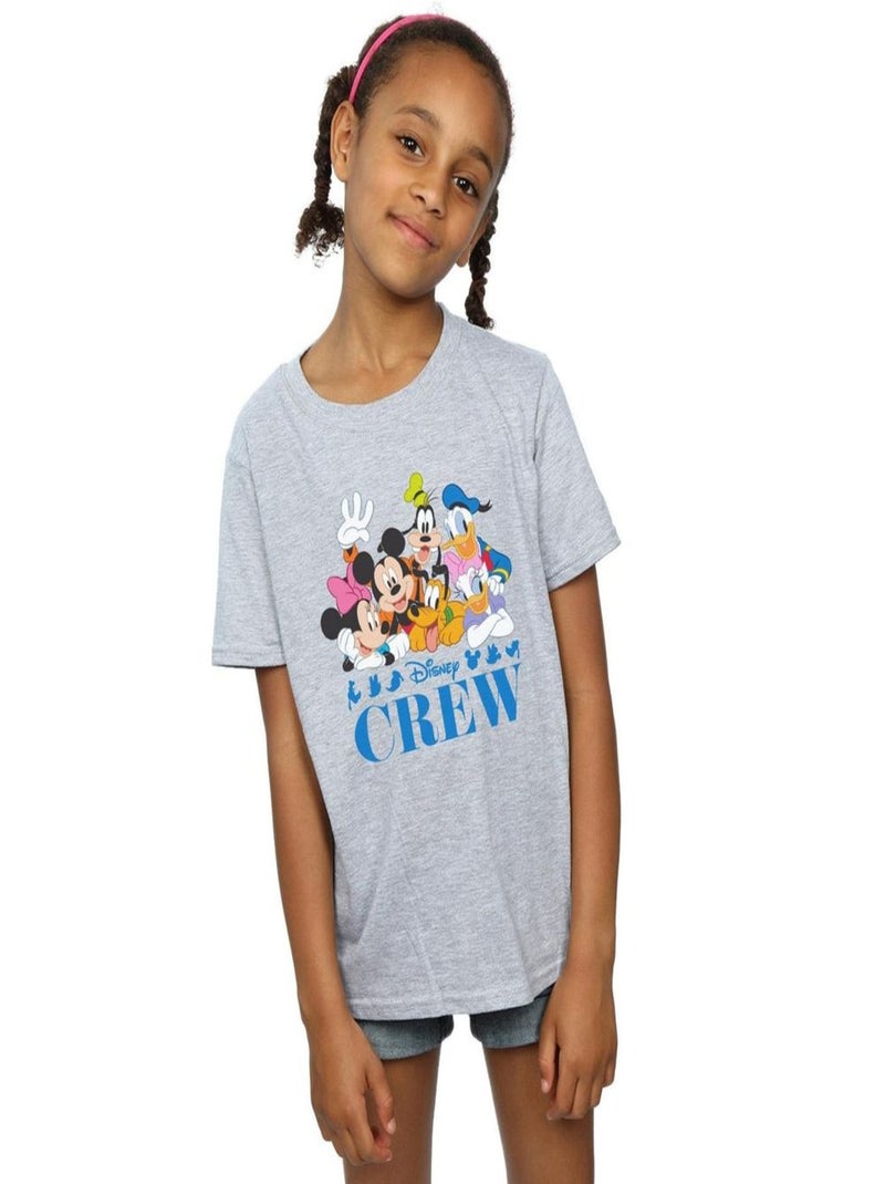 Disney - T-shirt DISNEY FRIENDS Gris chiné - Kiabi