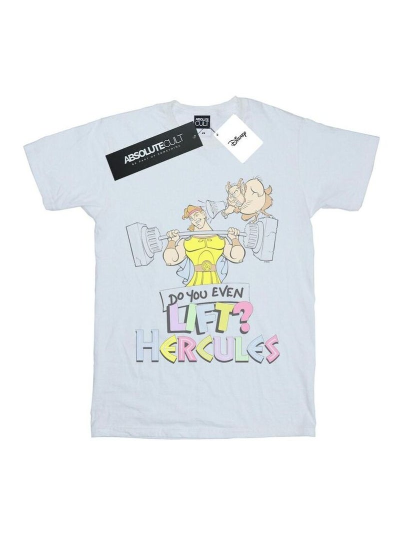 Disney - T-shirt DO YOU EVEN LIFT? Blanc - Kiabi
