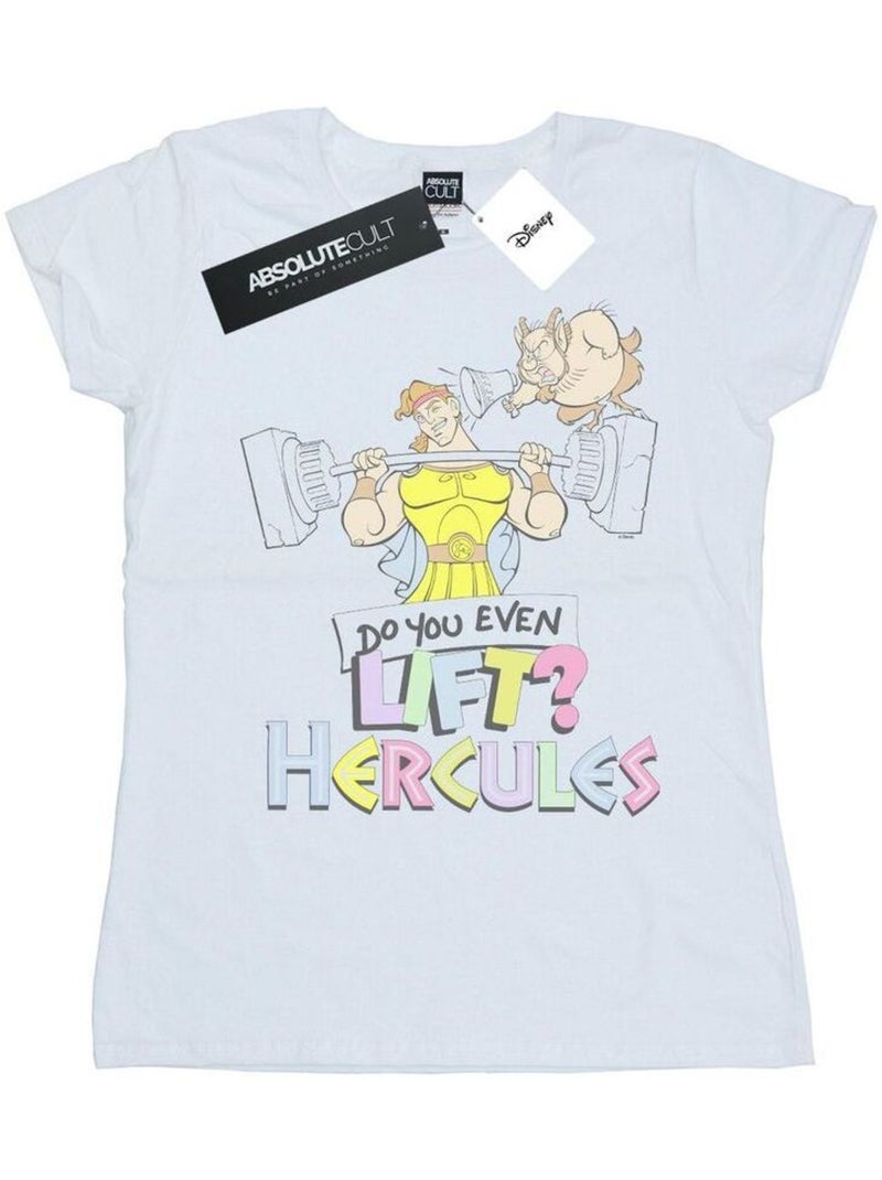 Disney - T-shirt DO YOU EVEN LIFT? Blanc - Kiabi