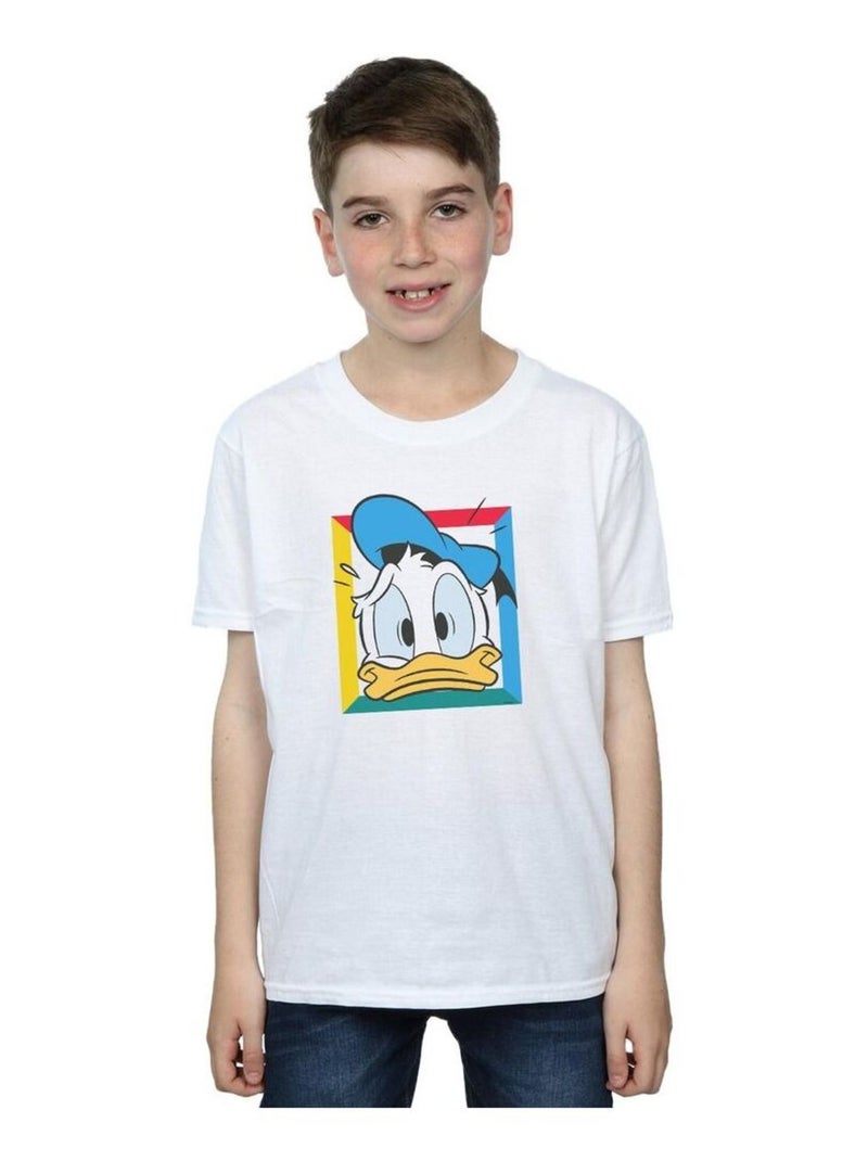 Disney - T-shirt DONALD DUCK Blanc - Kiabi