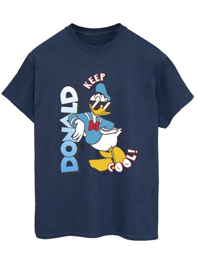 Disney - T-shirt DONALD DUCK COOL Bleu marine - Kiabi