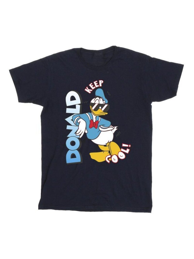 Disney - T-shirt DONALD DUCK COOL Bleu marine - Kiabi