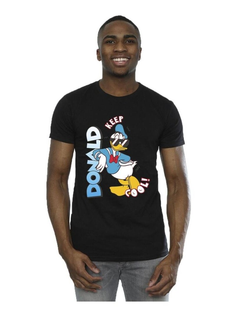 Disney - T-shirt DONALD DUCK COOL Noir - Kiabi
