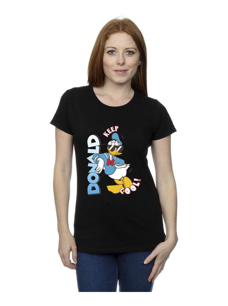 Disney - T-shirt DONALD DUCK COOL Noir - Kiabi