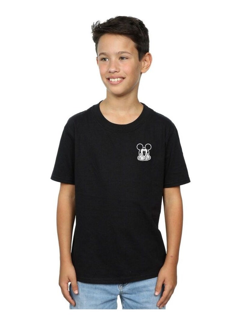 Disney - T-shirt DONT SPEAK Noir - Kiabi
