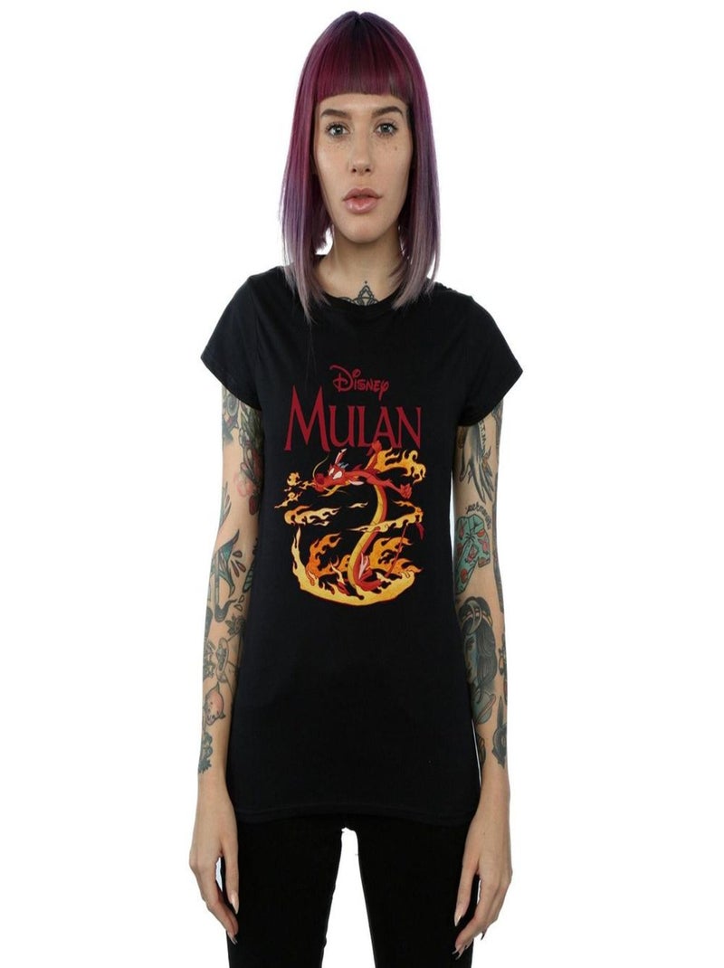 Disney - T-shirt DRAGON FIRE Noir - Kiabi