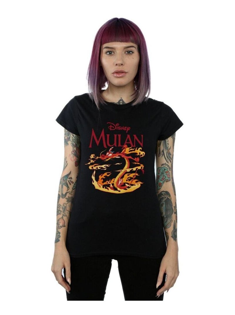 Disney - T-shirt DRAGON FIRE Noir - Kiabi