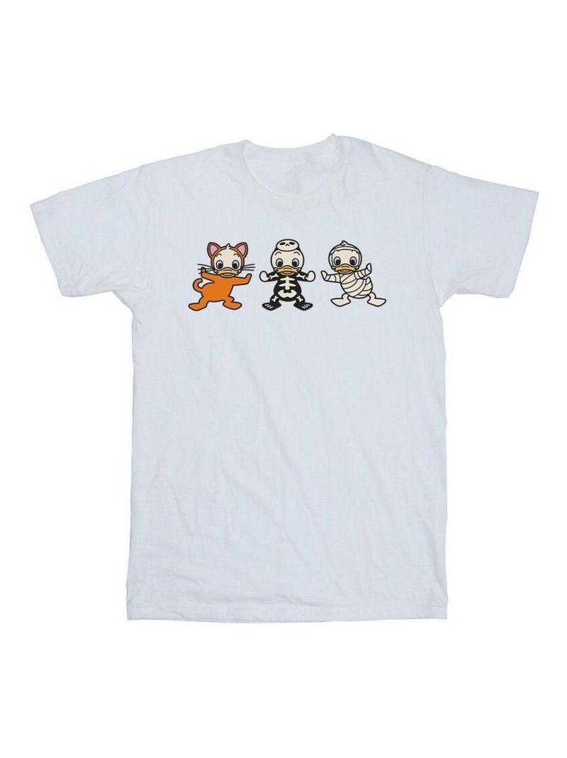 Disney - T-shirt DUCK TALES HALLOWEEN Blanc - Kiabi