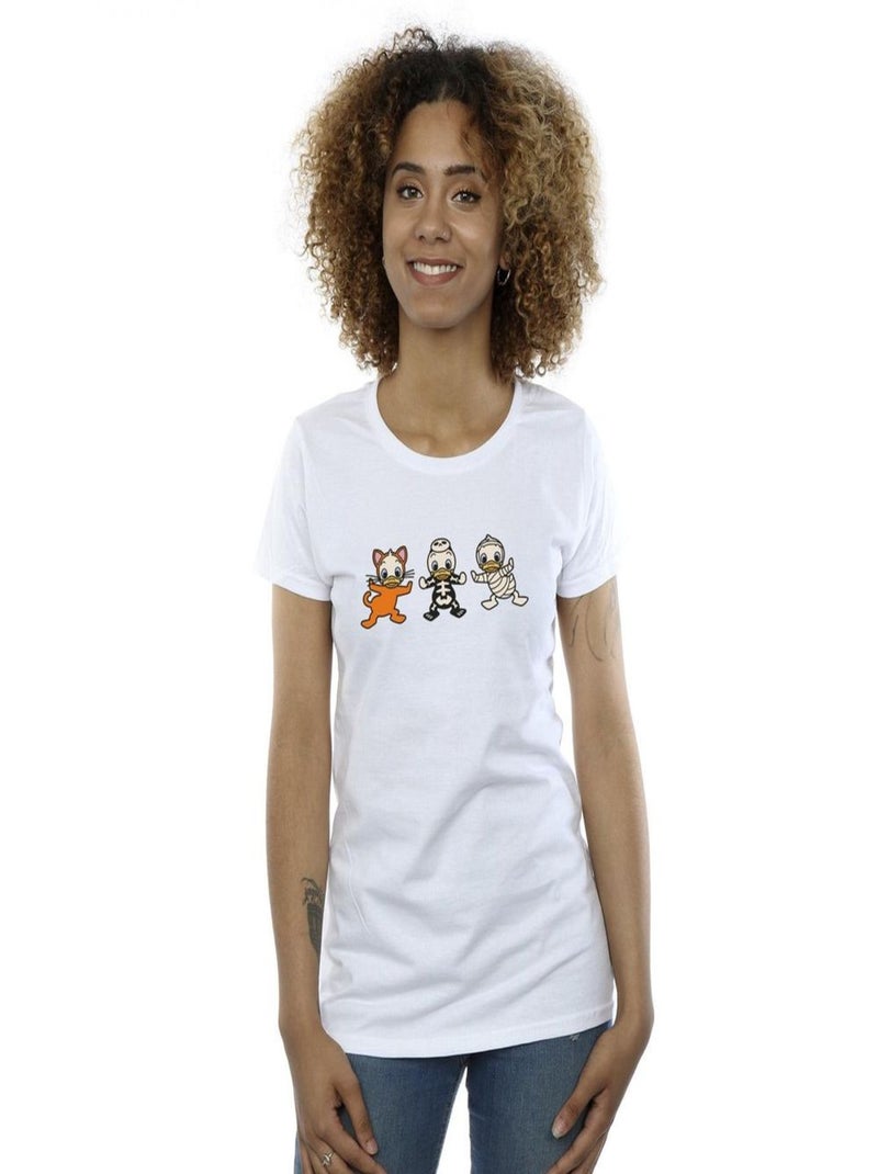 Disney - T-shirt DUCK TALES HALLOWEEN Blanc - Kiabi