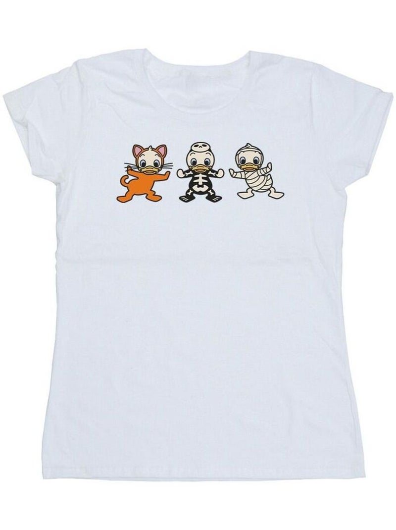 Disney - T-shirt DUCK TALES HALLOWEEN Blanc - Kiabi
