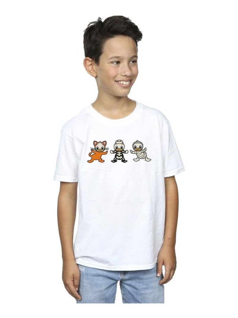 Disney - T-shirt DUCK TALES HALLOWEEN Blanc - Kiabi