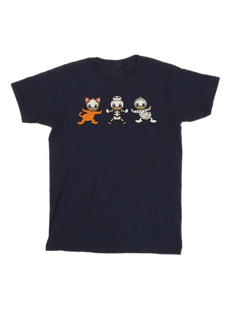 Disney - T-shirt DUCK TALES HALLOWEEN Bleu marine - Kiabi