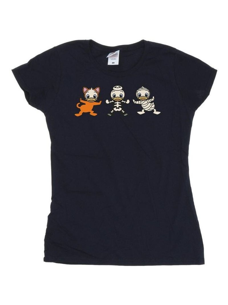 Disney - T-shirt DUCK TALES HALLOWEEN Bleu marine - Kiabi