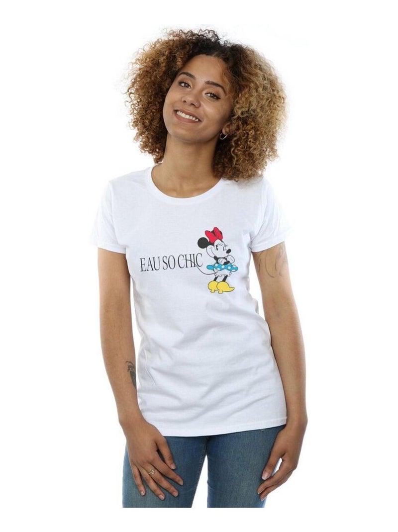 Disney - T-shirt EAU SO CHIC Blanc - Kiabi