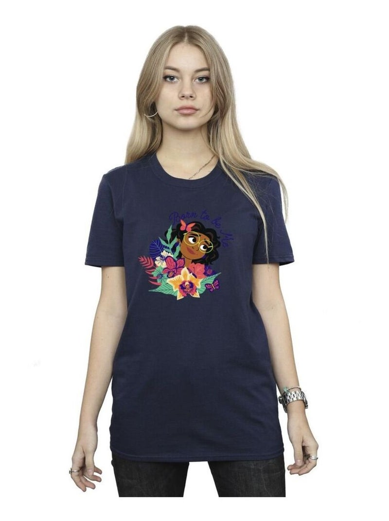 Disney - T-shirt ENCANTO BORN TO BE ME Bleu marine - Kiabi