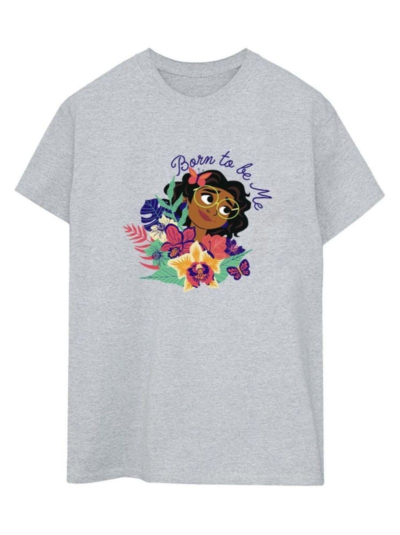 Disney - T-shirt ENCANTO BORN TO BE ME Gris chiné - Kiabi