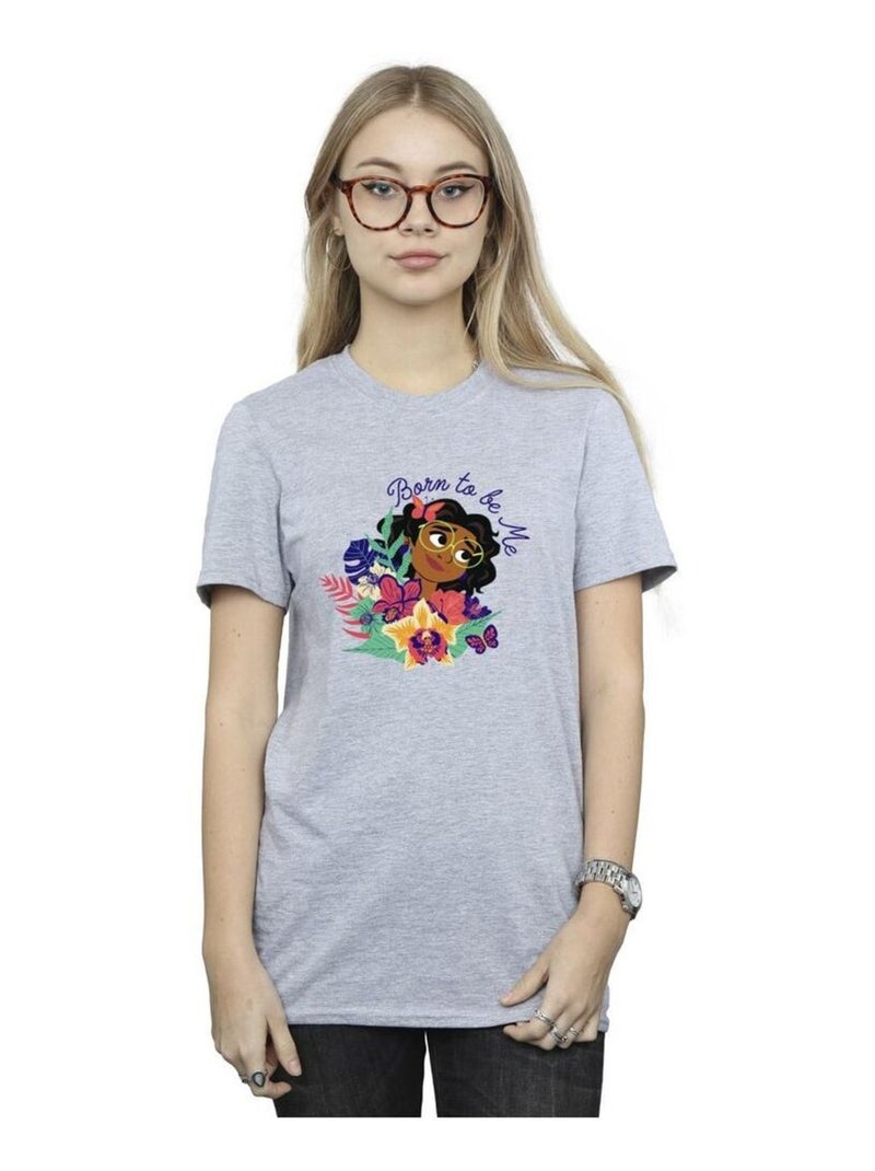 Disney - T-shirt ENCANTO BORN TO BE ME Gris chiné - Kiabi