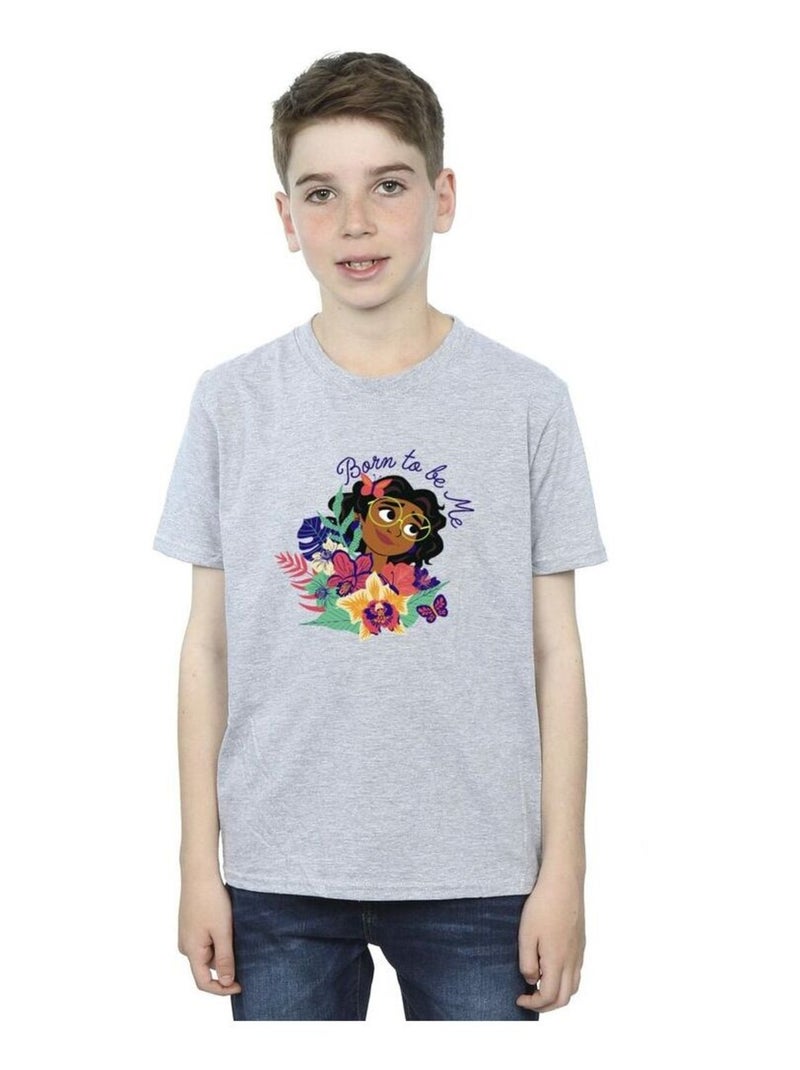 Disney - T-shirt ENCANTO BORN TO BE ME Gris chiné - Kiabi