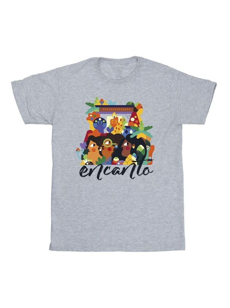 Disney - T-shirt ENCANTO Gris chiné - Kiabi