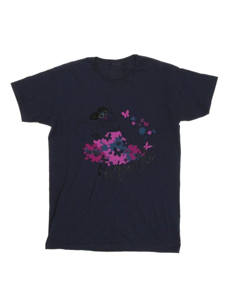 Disney - T-shirt Encanto, la fantastique famille Madrigal Bleu marine - Kiabi