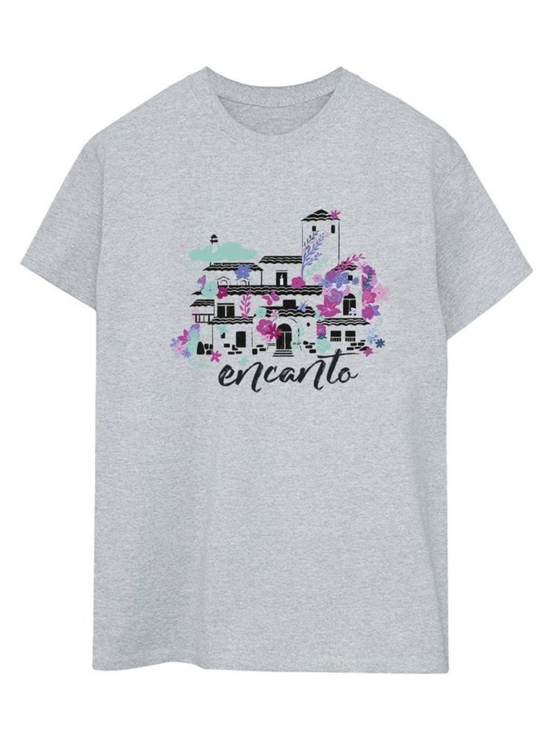 Disney - T-shirt Encanto, la fantastique famille Madrigal CASITA Gris chiné - Kiabi