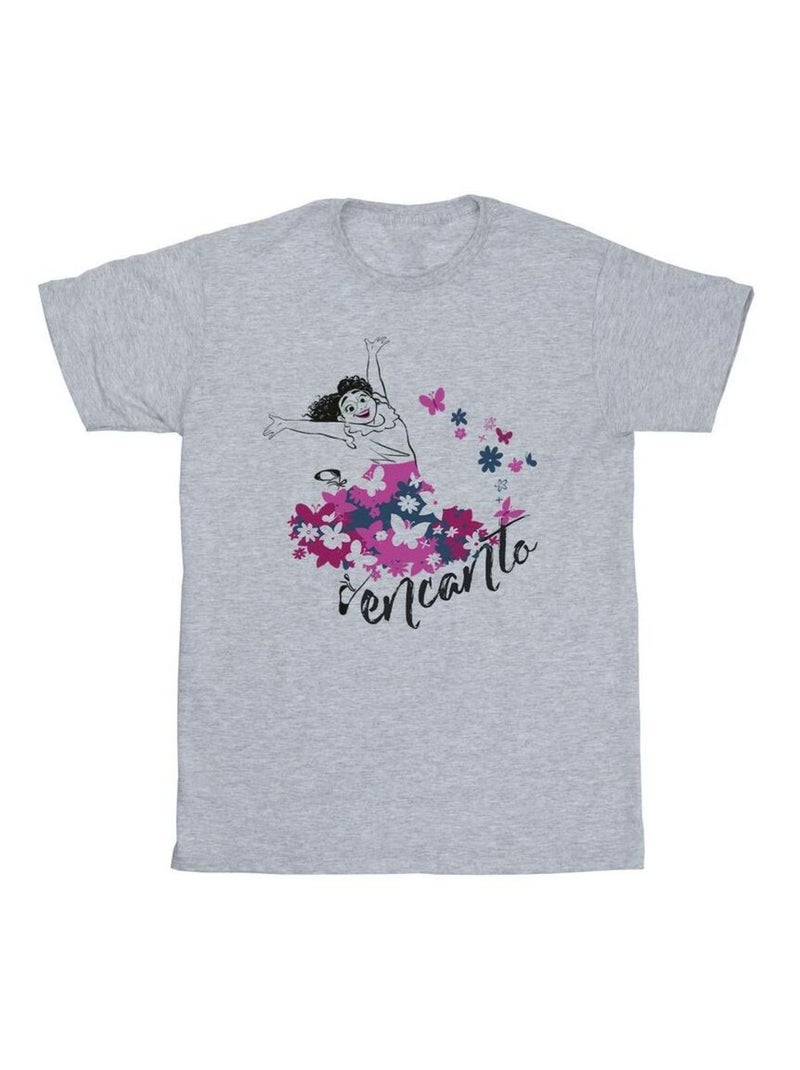 Disney - T-shirt Encanto, la fantastique famille Madrigal Gris chiné - Kiabi