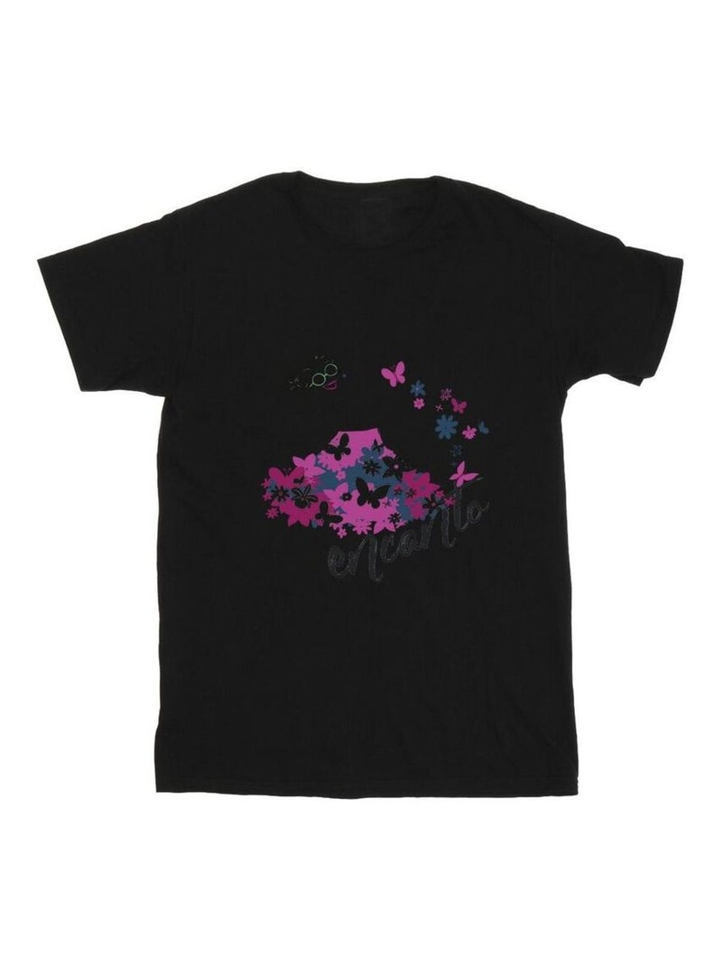 Disney - T-shirt Encanto, la fantastique famille Madrigal Noir - Kiabi