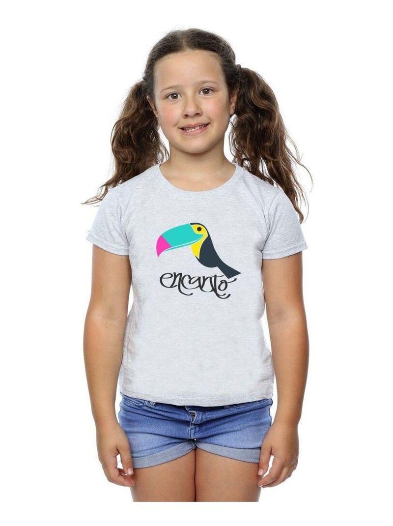 Disney - T-shirt ENCANTO TOUCAN Gris chiné - Kiabi