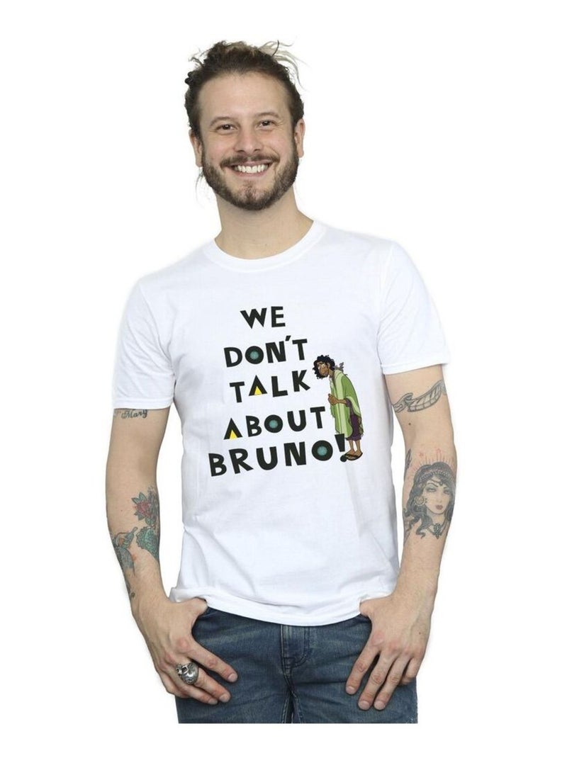 Disney - T-shirt ENCANTO WE DONT TALK ABOUT BRUNO Blanc - Kiabi