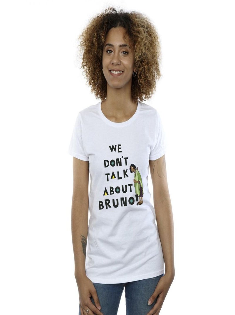 Disney - T-shirt ENCANTO WE DONT TALK ABOUT BRUNO Blanc - Kiabi