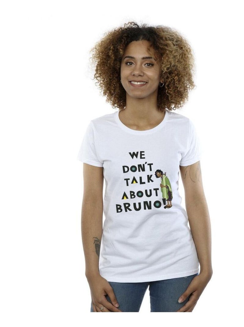 Disney - T-shirt ENCANTO WE DONT TALK ABOUT BRUNO Blanc - Kiabi