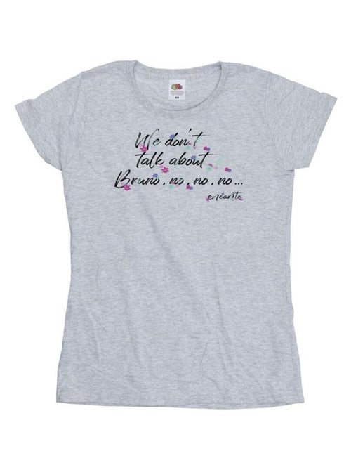 Disney - T-shirt ENCANTO WE DONT TALK ABOUT BRUNO NO NO - Kiabi