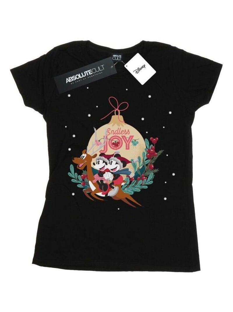 Disney - T-shirt ENDLESS JOY Noir - Kiabi