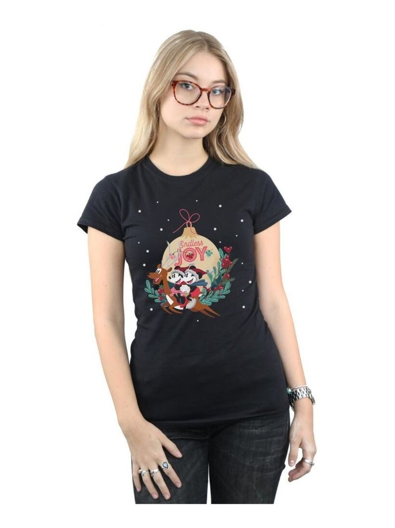 Disney - T-shirt ENDLESS JOY Noir - Kiabi